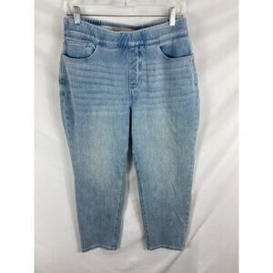 Soft Surroundings Ultimate Denim Crop Stretch Jegging Size Large
